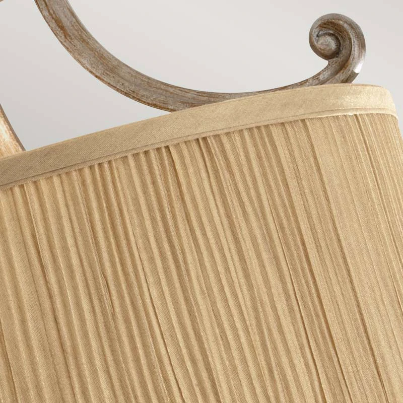 Feiss Abbey Semi-Flush Ceiling Light - Silver Sand 3 Feiss Abbey Semi-Flush Ceiling Light - Silver Sand - Image 3