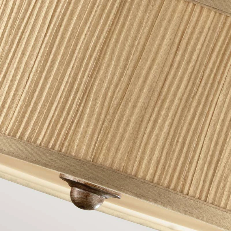 Feiss Abbey Semi-Flush Ceiling Light - Silver Sand 4 Feiss Abbey Semi-Flush Ceiling Light - Silver Sand - Image 4