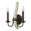 Hinkley Middlefield Twin Wall Light - Iron