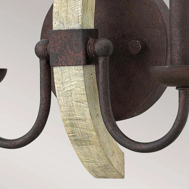 Hinkley Middlefield Twin Wall Light - Iron 4 Hinkley Middlefield Twin Wall Light - Iron - Image 4