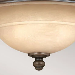 Hinkley Plymouth Flush Ceiling Light - Old Bronze -Home Lighting Store 101810 013