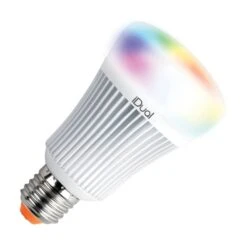 IDual 9.5W Colour Changing Dimmable LED Remote Controlled GLS Bulbs With Remote Control - Screw Cap - Pack Of 2