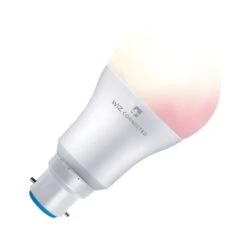 WiZ 8W Colour Changing Dimmable LED Smart WiFi/Bluetooth GLS Bulb - Bayonet Cap