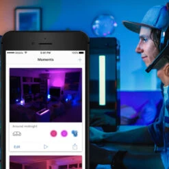 WiZ 8W Colour Changing Dimmable LED Smart WiFi/Bluetooth GLS Bulb - Bayonet Cap -Home Lighting Store 13043 14