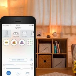 WiZ 8W Colour Changing Dimmable LED Smart WiFi/Bluetooth GLS Bulb - Bayonet Cap -Home Lighting Store 13043 15