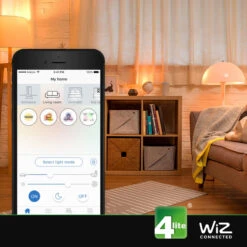 WiZ 4.9W White And Colour Changing Dimmable LED Smart WiFi/Bluetooth GU10 Bulb -Home Lighting Store 13115 12