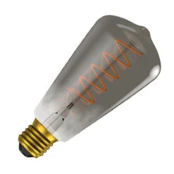 Bell 4W Very Warm White 150lm LED Dimmable Gunmetal Squirrel Cage Bulb - Screw Cap