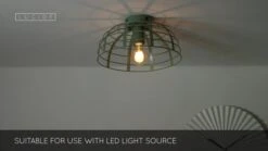 Lucide Elodie 30cm Flush Ceiling Light - Turquoise 7 Lucide Elodie 30cm Flush Ceiling Light - Turquoise -Home Lighting Store 1454555754 6382459523f8b5069f0b37c2ca6e542d13b4f678a246a36828af629babcd71ee d 640