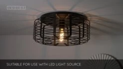 Lucide Melopee 45cm Flush Ceiling Light - Black -Home Lighting Store 1454589063 6780cb6b712372f2ebdab79d37cc860bfbaaa390a12c139235679cd011dca45c d 640