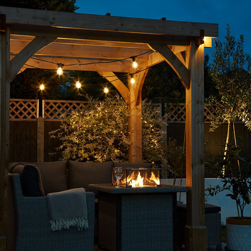 10M Weatherproof Festoon Lighting - 10 Black Bulb Holders 9 10M Weatherproof Festoon Lighting - 10 Black Bulb Holders - Image 9