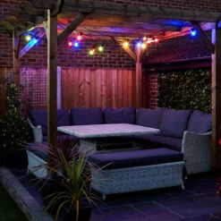 22M Weatherproof Festoon Lighting - 20 Black Bulb Holders -Home Lighting Store 2283A 15