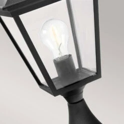 Norlys Turin Outdoor Pedestal Light - Black -Home Lighting Store 28024 013