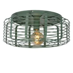 Lucide Melopee 45cm Flush Ceiling Light - Turquoise -Home Lighting Store 400046 41