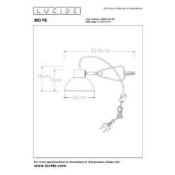 Lucide Moys Clamp Desk Light - Green -Home Lighting Store 400078 DIA