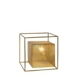 Lucide Extravaganza Morris Table Lamp - Matt Gold