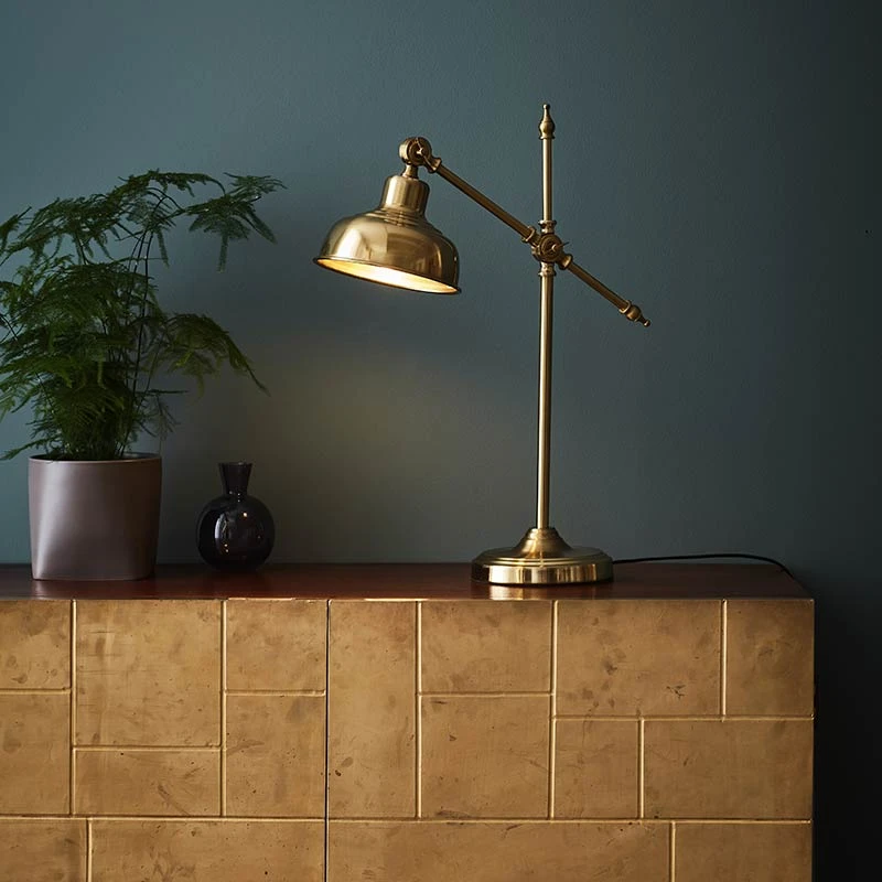 Grimstad Desk Lamp - Dark Brass 2 Grimstad Desk Lamp - Dark Brass - Image 2