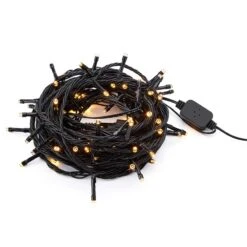 Garden 24V Warm White LED String Lights - 80 Lights