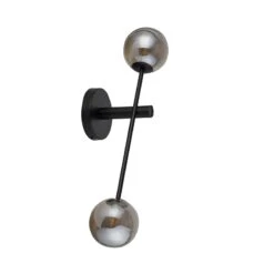 Edit Baton Twin Wall Light - Black