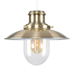 Edit Luca Non-Elec Easy Fit Pendant Shade - Gold