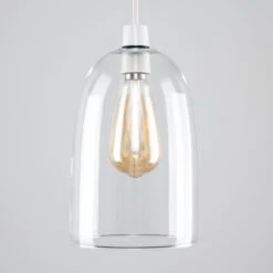 Edit Lucy Non-Elec Easy Fit Pendant Shade - Clear