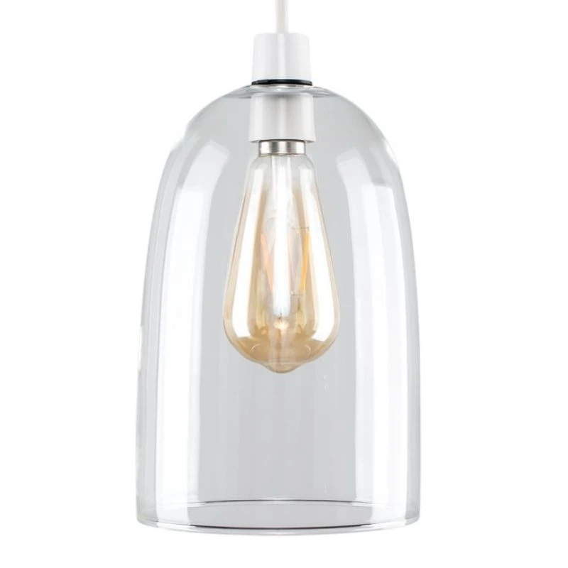 Edit Lucy Non-Elec Easy Fit Pendant Shade - Clear 3 Edit Lucy Non-Elec Easy Fit Pendant Shade - Clear - Image 3