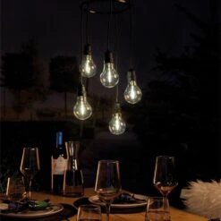 Spiral Battery Operated LED Feature Cluster Pendant Light - 5 Lights -Home Lighting Store 401560 12