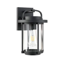 Edit Kimolos Outdoor Lantern Wall Light - Black
