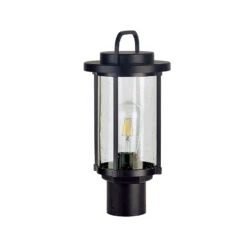 Edit Kimolos Outdoor Pedestal Light - Black