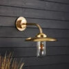 Edit Coastal Captain Outdoor Wall Light - Brass