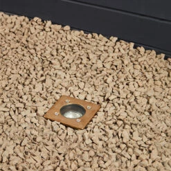 Edit Coastal Tenby Square Recessed Ground Light - Brass