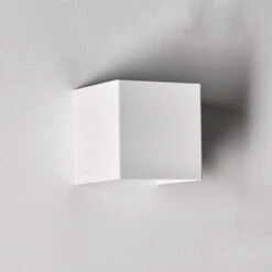 Edit Cube Up & Down Wall Light - White -Home Lighting Store 40219 02