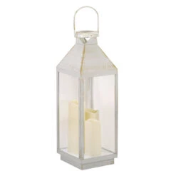 Suri Solar LED Outdoor Candle Lantern - Ivory