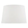 Dar Luelle Linen Tapered Drum Lamp Shade 30cm - White