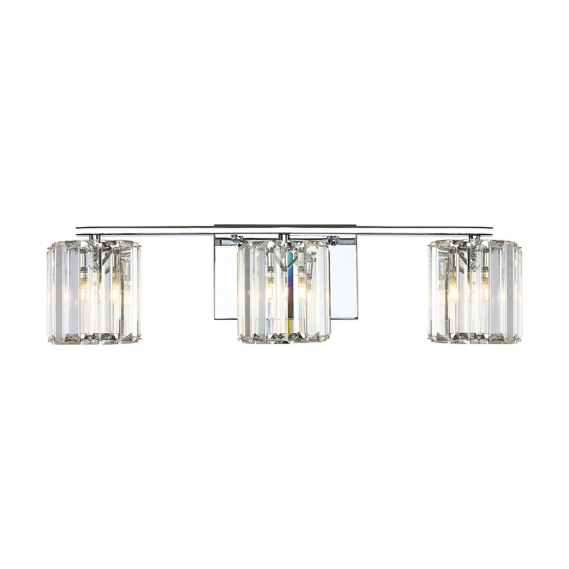 Quoizel Divine 3 Light Bathroom Wall Light - Polished Chrome 1 Quoizel Divine 3 Light Bathroom Wall Light - Polished Chrome