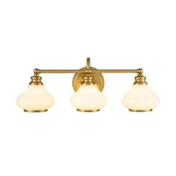 Hinkley Ainsley 3 Light Wall Light - Brushed Brass