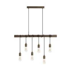 Discovery Penelope Bar Ceiling Pendant Light - Antique Brass -Home Lighting Store 404388 03