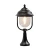 Konstsmide Parma Outdoor Pedestal Light - Black