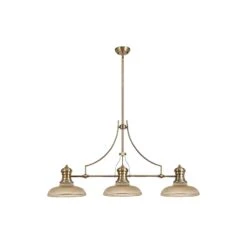 Discovery Henley Bar Ceiling Pendant Light - Antique Brass