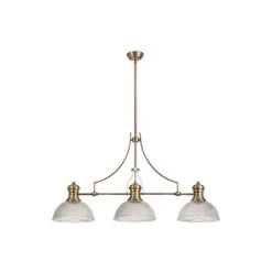 Discovery Lilliana Bar Ceiling Pendant Light - Antique Brass