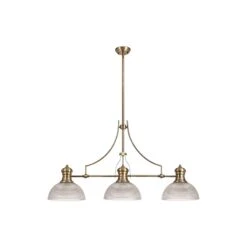 Discovery McKenzie Bar Ceiling Pendant Light - Antique Brass