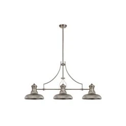 Discovery Raegan Bar Ceiling Pendant Light - Polished Nickel