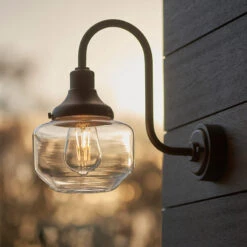 Edit Hazel Outdoor Wall Light - Matt Black -Home Lighting Store 406996 12