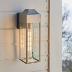 Edit Felicity Outdoor Wall Light - Brushed Silver