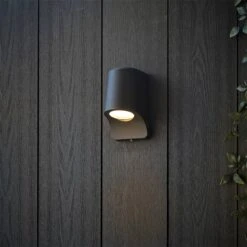 Edit Eleanor Outdoor LED Wall Light - Matt Black 5 Edit Eleanor Outdoor LED Wall Light - Matt Black -Home Lighting Store 406999 12