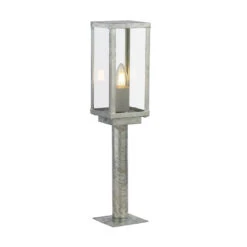 Searchlight Coastal Box II Outdoor Post Light - Galvanised Steel