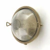 Edit Coastal Pebble Outdoor Flush Wall Light - Brass