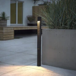 Konstsmide Udine LED Outdoor Post Light - Black -Home Lighting Store 407360 12