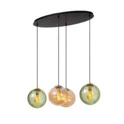 Lucide Monsaraz Bar Ceiling Pendant Light - Green