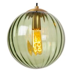 Lucide Monsaraz Bar Ceiling Pendant Light - Green -Home Lighting Store 407998 04