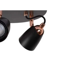 Lucide Ride LED 3 Light Spotlight Plate - Black & Copper -Home Lighting Store 40816 41